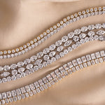 Oval Tennis Bracelet-Dileti