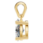 Four Prong Oval Pendant