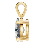 Four Prong Oval Pendant
