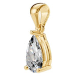 Four Prong Pear Pendant