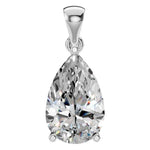 Four Prong Pear Pendant