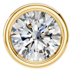 Bezel Set Round Pendant