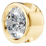 Bezel Set Round Pendant