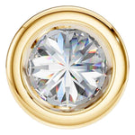 Bezel Set Round Pendant