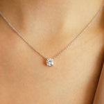 Paula Solitaire Round Pendant-Dileti