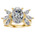 Oval Seven Stone Ring