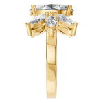 Oval Seven Stone Ring