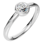 Round Bezel Ring
