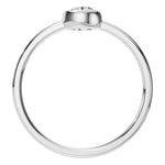 Round Bezel Ring