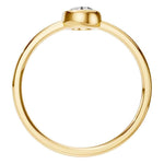 Round Bezel Ring