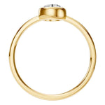 Round Bezel Ring