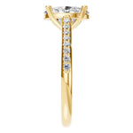 Oval Side Stone Ring