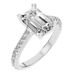 Accented Emerald Ring