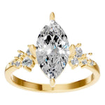 Accented Marquise Ring