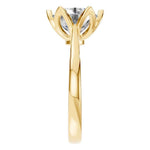 Floral Solitaire Ring
