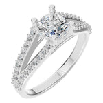 Cushion Halo Ring