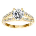 Split Shank Round Ring