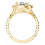 Accented Halo Ring