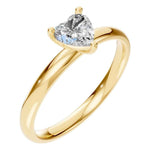 Three Prong Heart Ring
