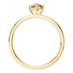 Three Prong Heart Ring