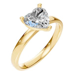 Three Prong Heart Ring
