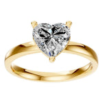 Three Prong Heart Ring