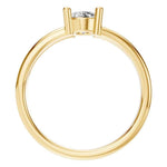 Split Shank Oval Ring