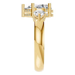 Three Stone Pear Ring