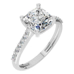 Cushion Accented Ring