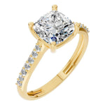 Cushion Accented Ring
