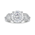Tove Pear Twist Radiance Ring-Dileti