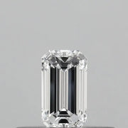 0.22ct Emerald Lab Grown Diamond (Colour D, Clarity VS1, IGI Certified)