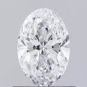 0.50ct Oval Lab Grown Diamond (Colour D, Clarity VVS1, Cut EX, IGI Certified)