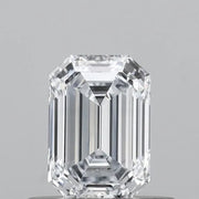 0.51ct Emerald Lab Grown Diamond (Colour H, Clarity VVS2, IGI Certified)