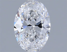 0.55ct Oval Lab Grown Diamond (Colour D, Clarity VVS2, IGI Certified)
