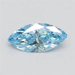 0.60ct Marquise Lab Grown Diamond (Colour Fancy Vivid Blue, Clarity VS1, IGI Certified)