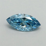 0.61ct Marquise Lab Grown Diamond (Colour Fancy Vivid Blue, Clarity VS1, IGI Certified)