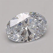 0.66ct Oval Lab Grown Diamond (Colour D, Clarity VVS1, Cut VG, IGI Certified)