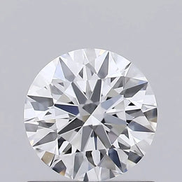 0.67ct Round Lab Grown Diamond (Colour D, Clarity IF, Cut ID, IGI Certified)