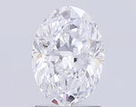 0.90ct Oval Lab Grown Diamond (Colour D, Clarity VVS2, IGI Certified)
