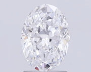 0.90ct Oval Lab Grown Diamond (Colour D, Clarity VVS2, IGI Certified)