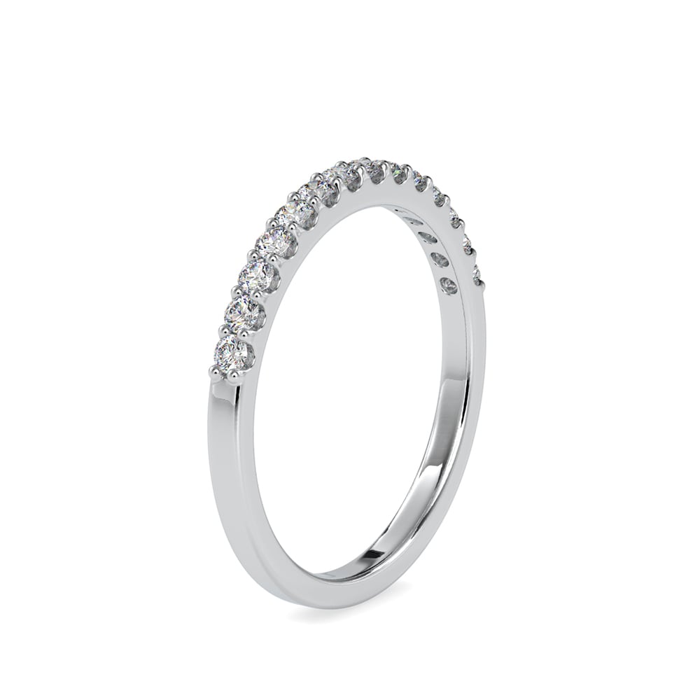 Round Eternal Sparkle Prong Ring