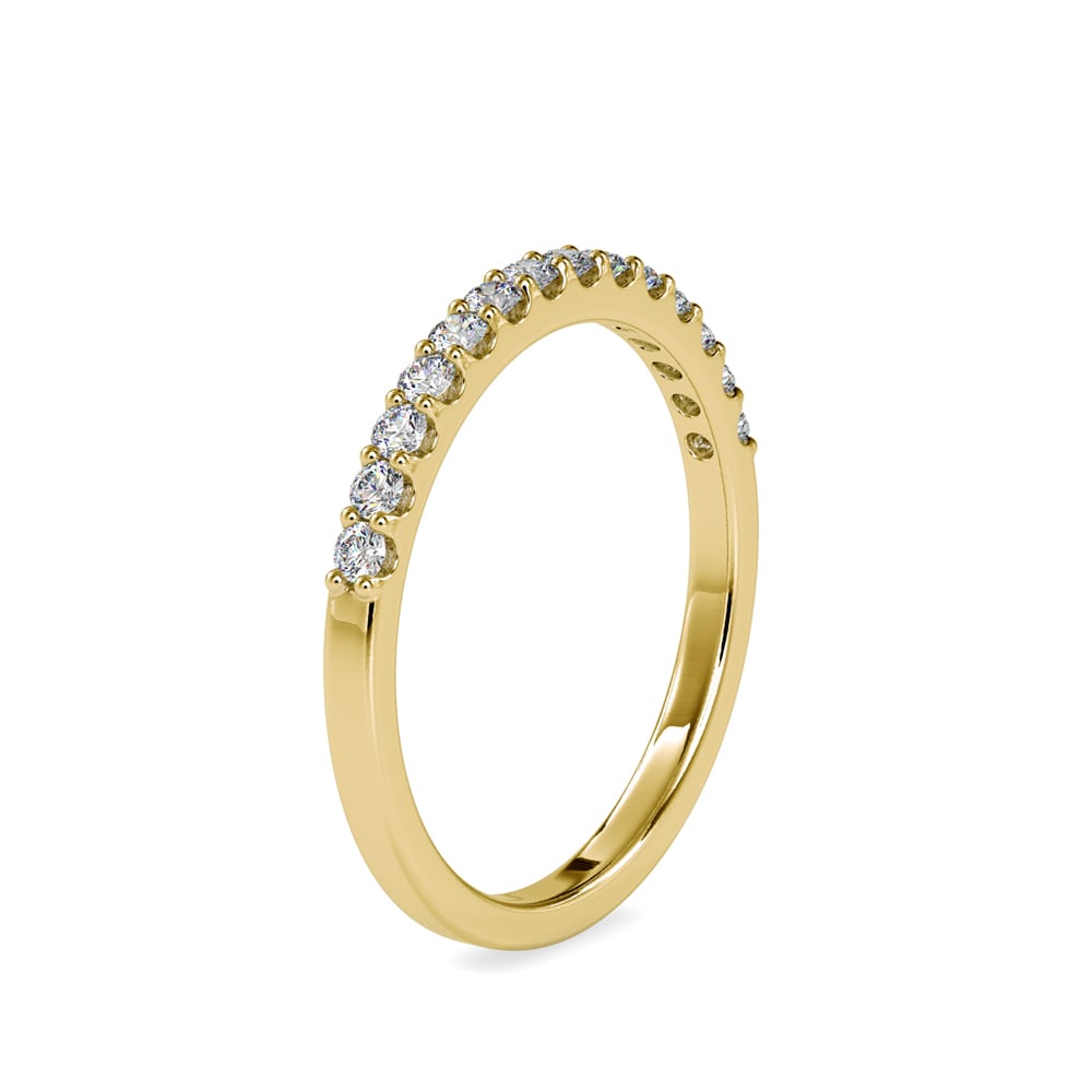 Round Eternal Sparkle Prong Ring