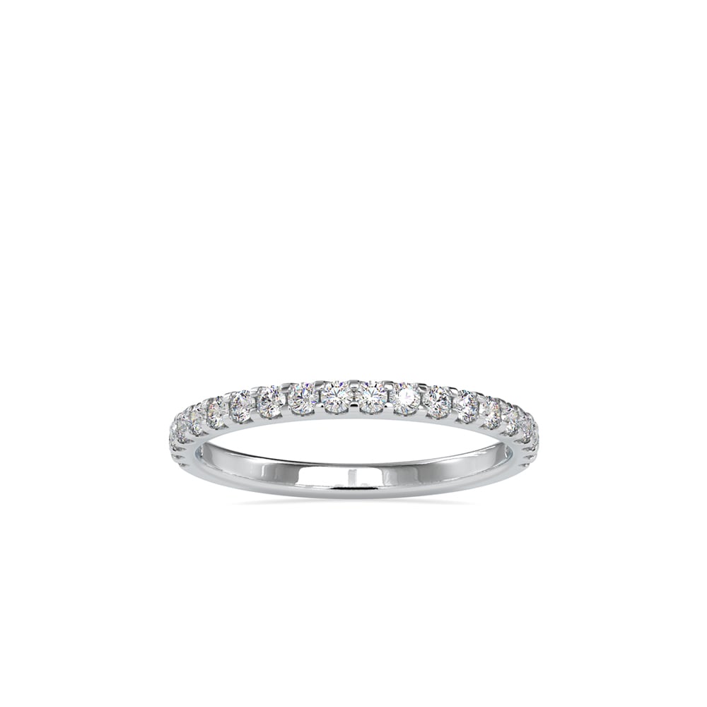 Round Eternal Sparkle Embed Ring