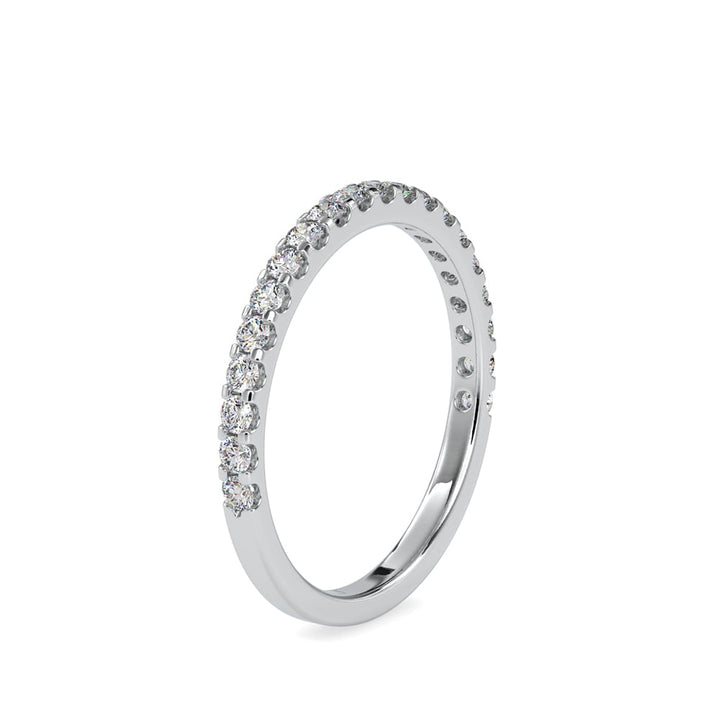 Round Eternal Sparkle Embed Ring