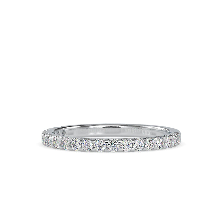 Round Eternal Sparkle Embed Ring