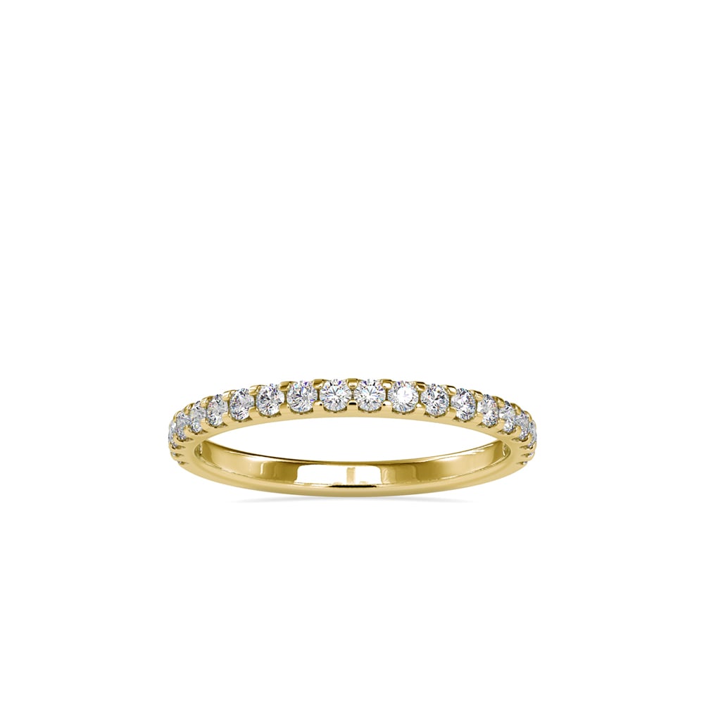 Round Eternal Sparkle Embed Ring