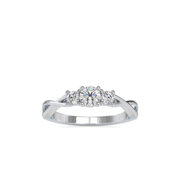 Helena Three Diamond Helix Setting-Dileti