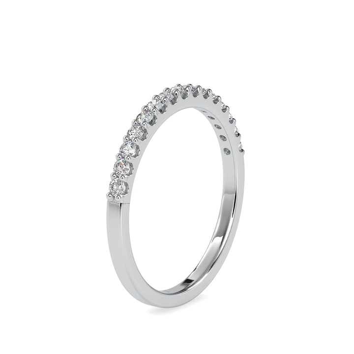 Round Eternal Sparkle Duo Metal Ring