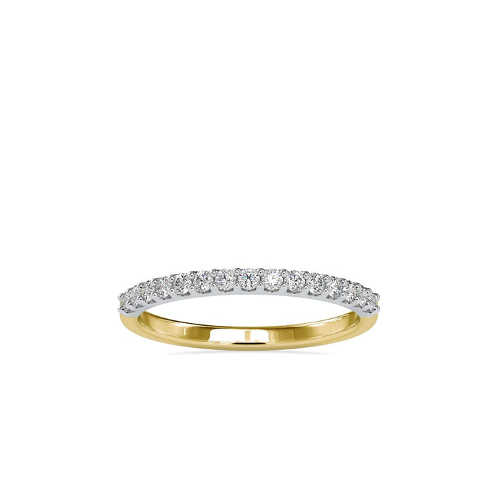 Round Eternal Sparkle Duo Metal Ring